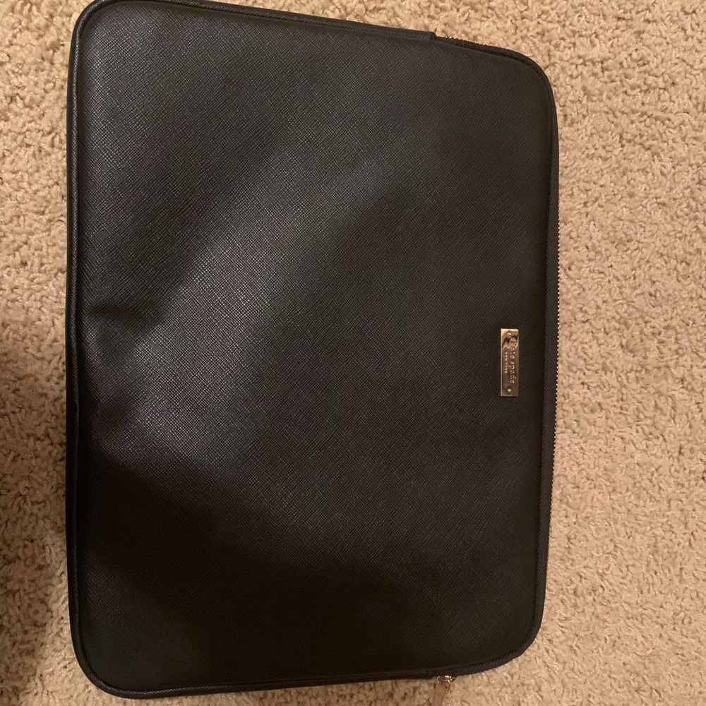Kate Spade Black Saffiano Leather Laptop Case